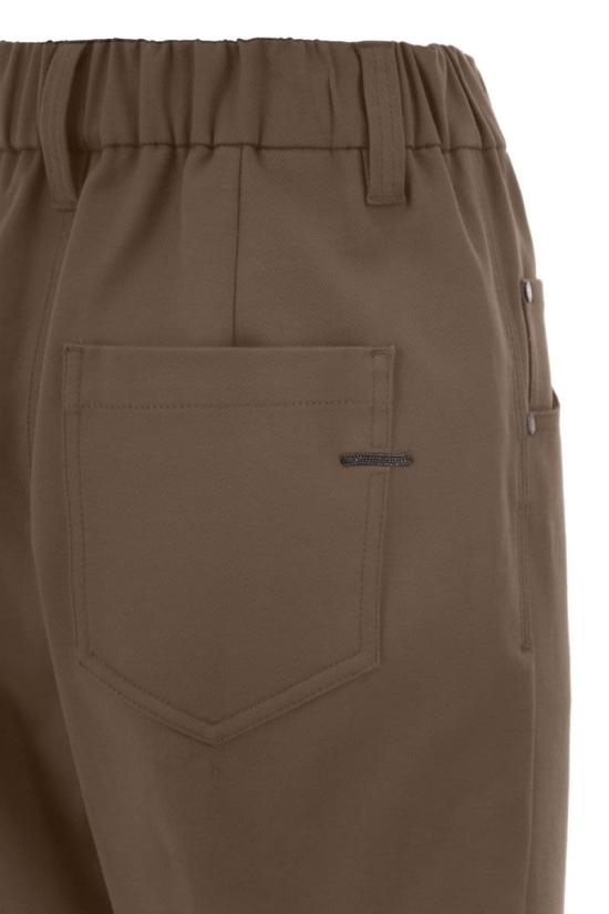 26FW 브루넬로 쿠치넬리 스트레이트 팬츠 MA126P8417 C9812 BROWN - BRUNELLO CUCINELLI
