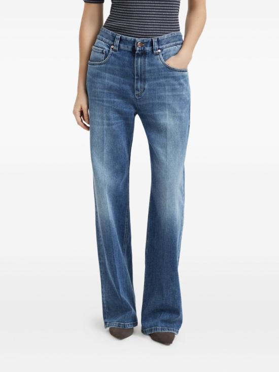 26FW 브루넬로 쿠치넬리 스트레이트 팬츠 MB114P4006 C8986 MEDIUM DENIM - BRUNELLO CUCINELLI