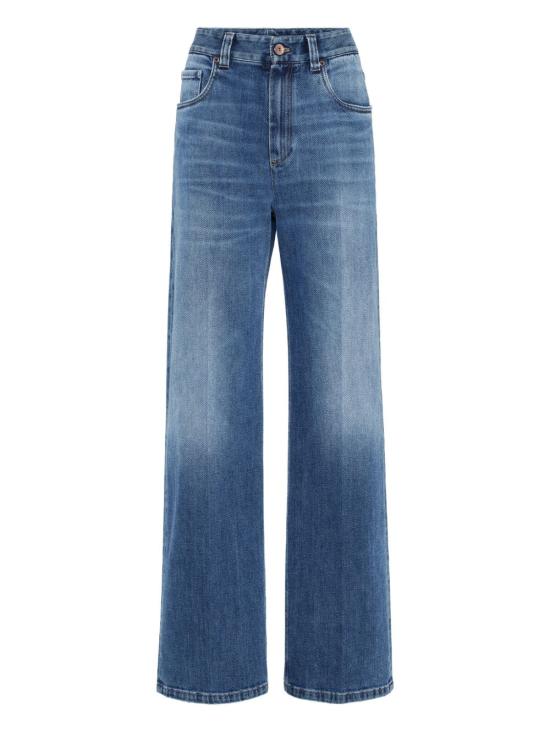 26FW 브루넬로 쿠치넬리 스트레이트 팬츠 MB114P4006 C8986 MEDIUM DENIM