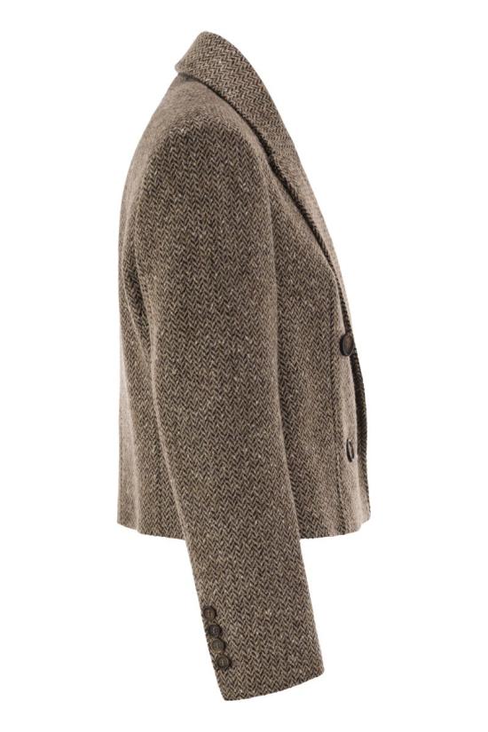 26FW 브루넬로 쿠치넬리 수트 자켓 MG5667237 C005 BROWN - BRUNELLO CUCINELLI