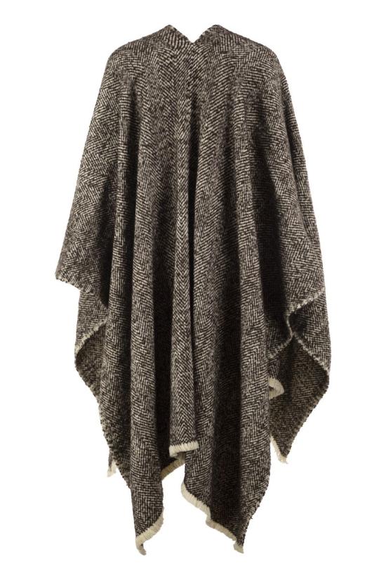 26FW 브루넬로 쿠치넬리 케이프 MSCDVSP09 CW887 DARK BROWN - BRUNELLO CUCINELLI
