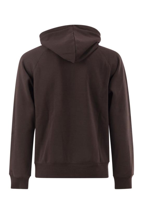 26FW 칼하트 WIP 체이스 후드 티셔츠 I033661 3XEXX BROWN - CARHARTT WIP