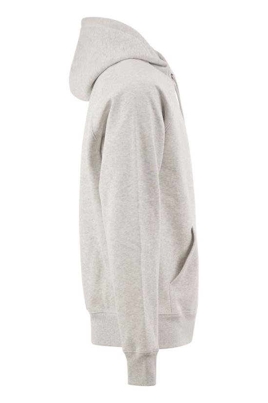 26FW 칼하트 WIP 체이스 후드 티셔츠 I033661 00JXX LIGHT GREY - CARHARTT WIP