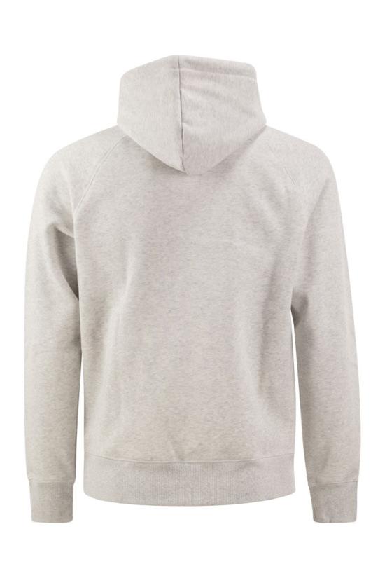 26FW 칼하트 WIP 체이스 후드 티셔츠 I033661 00JXX LIGHT GREY - CARHARTT WIP