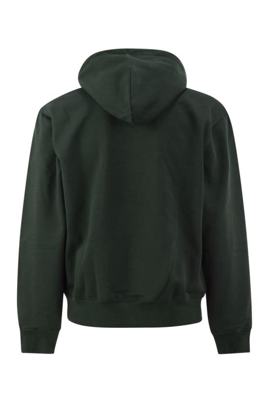 26FW 칼하트 WIP 로고 후드 티셔츠 I030547 3YZXX GREEN - CARHARTT WIP