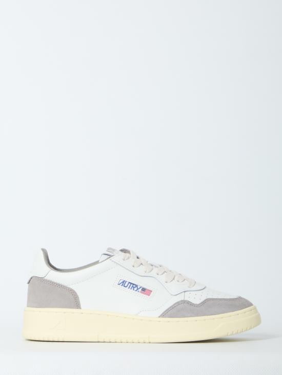 26FW 오트리 메달리스트 로우 스니커즈 AULMFT15 WHITE GREY