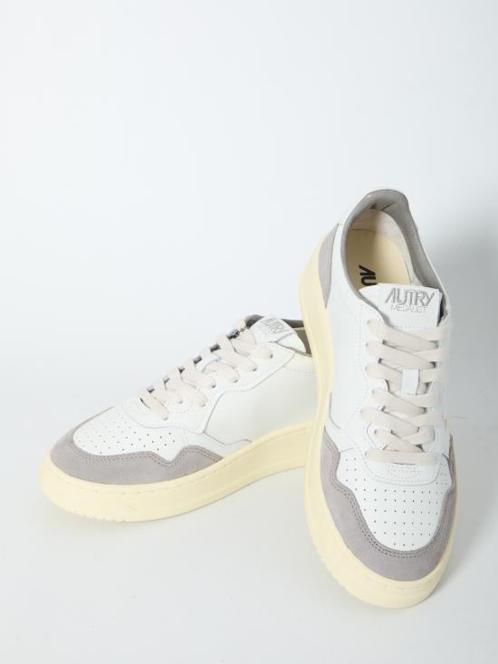 26FW 오트리 메달리스트 로우 스니커즈 AULMFT15 WHITE GREY - AUTRY