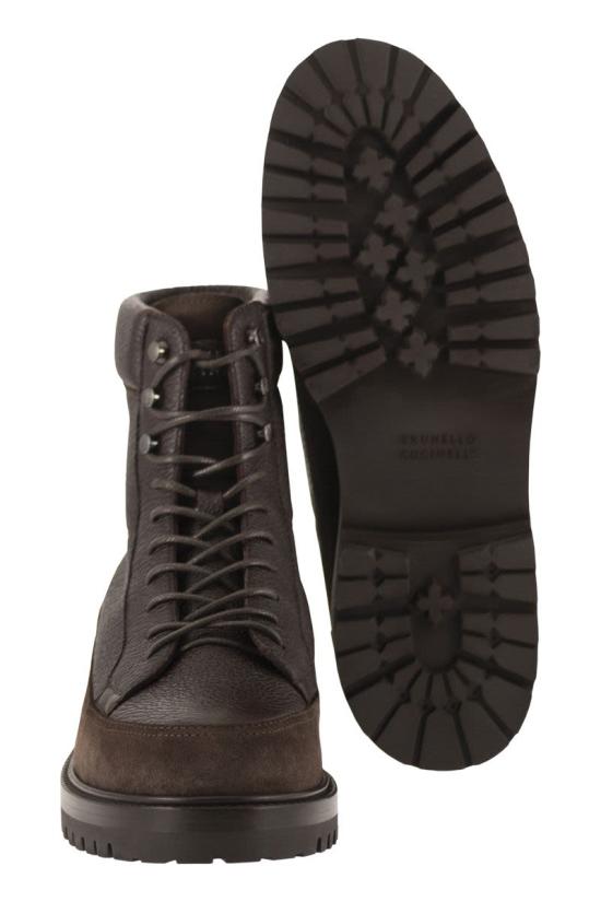 26FW 브루넬로 쿠치넬리 부츠 MZUNTSQ677 COL80 DARK BROWN - BRUNELLO CUCINELLI