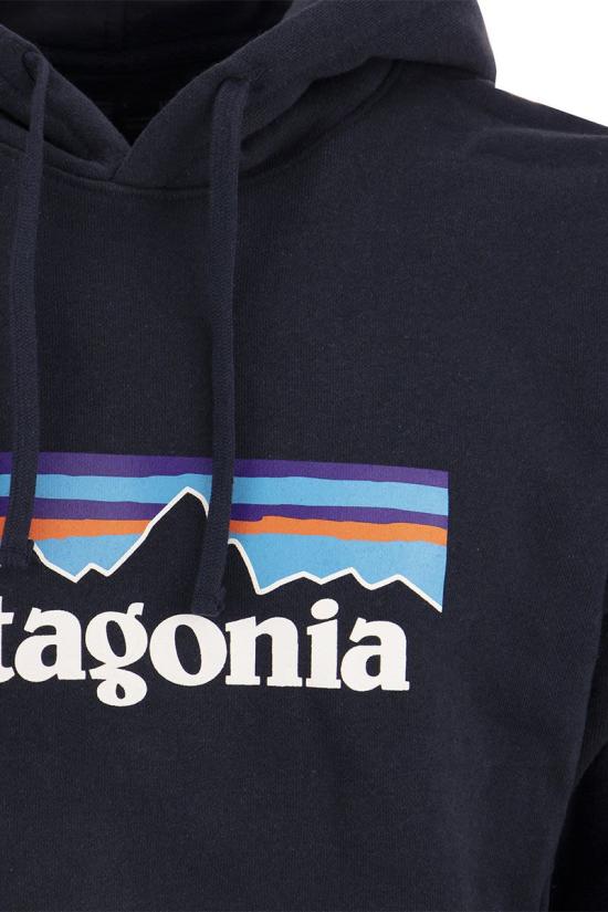 26FW 파타고니아 P-6 로고 업라이절 후드 티셔츠 39622 NENA NAVY - PATAGONIA