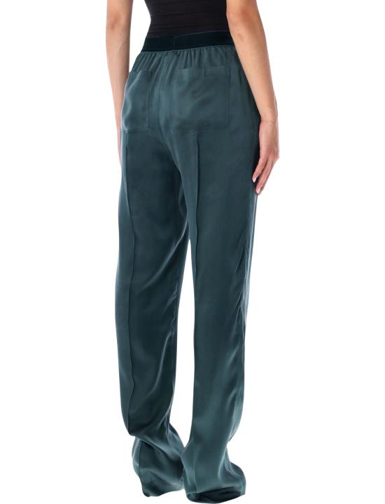 26FW 톰포드 스트레이트 팬츠 PAW683FAX1720 GDV TEAL GREEN - TOMFORD