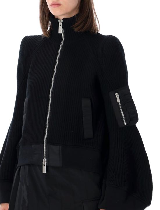 26FW 사카이 스웨터 2608585 001 BLACK - SACAI