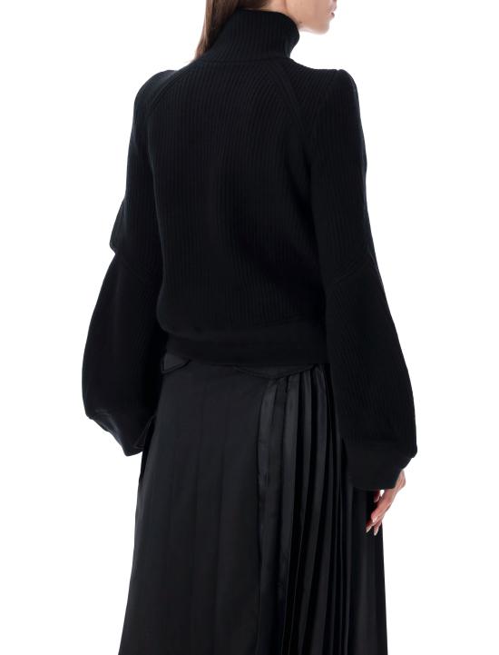 26FW 사카이 스웨터 2608585 001 BLACK - SACAI