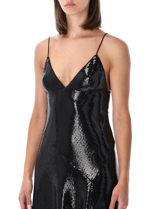 26FW 알베르타 페레티 미디 원피스 262U04226646 0555 BLACK - ALBERTA FERRETTI