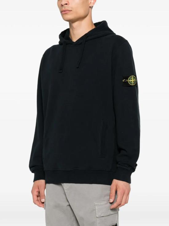26FW 스톤 아일랜드 오가닉 코튼 플리스 후드 L2S156100048S0A20V0020 BLU - STONE ISLAND