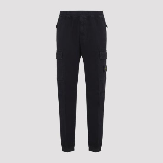 26FW 스톤 아일랜드 와펜 패치 테이퍼드 팬츠 L2S153100033S00L1V0129 NERO - STONE ISLAND