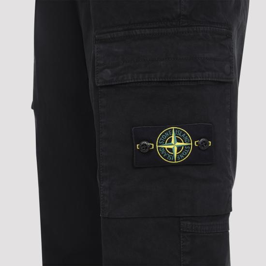 26FW 스톤 아일랜드 와펜 패치 테이퍼드 팬츠 L2S153100033S00L1V0129 NERO - STONE ISLAND
