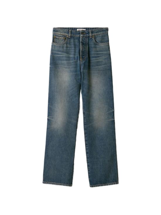 26FW 미우미우 스트레이트 팬츠 GWP6161O6KSOOOF0008 BLEU
