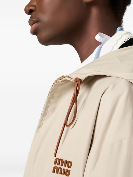 26FW 미우미우 코튼 캐주얼 재킷 MQ000212NSSOOOF0A08 Beige - MIU MIU