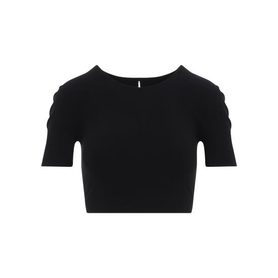 26FW 월포드 반팔 티셔츠 53501 7005 BLACK
