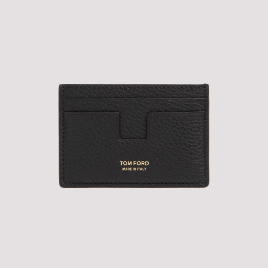 26FW 톰포드 그레인 레더 클래식 카드 홀더 Y0232LCL158G NAA BLACK - TOMFORD