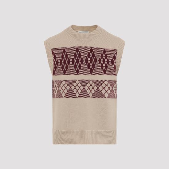 26FW 드리스 반 노튼 니트 베스트 2620212254707 106 NUDE NEUTRALS - DRIES VAN NOTEN