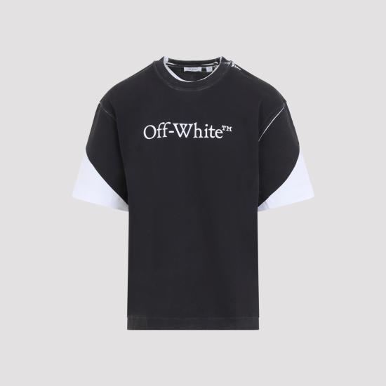 26FW 오프화이트 반팔 티셔츠 44MAA120F26J01D100 WHITE - OFF WHITE