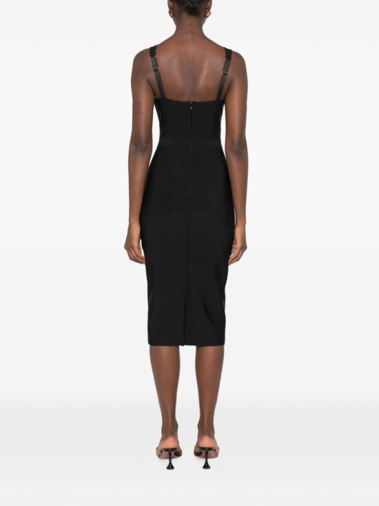 26FW 엘리자베타프랜치 미디 원피스 AB98566E2 110 BLACK - ELISABETTA FRANCHI