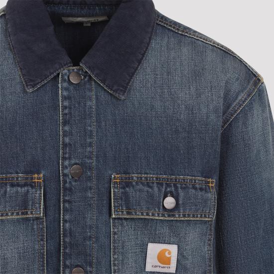 26FW 칼하트 WIP 데님 자켓 I0375324534Q BLUE - CARHARTT WIP