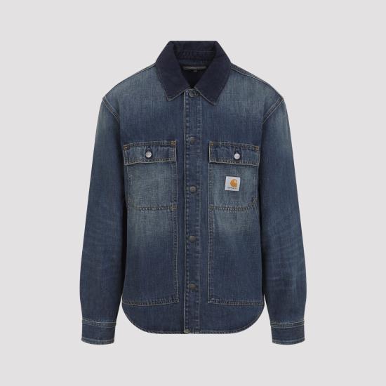 26FW 칼하트 WIP 데님 자켓 I0375324534Q BLUE - CARHARTT WIP