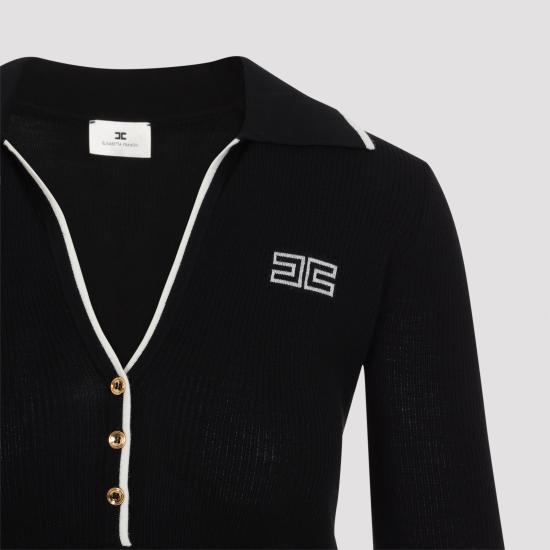 26FW 엘리자베타프랜치 스웨터 MK17B66E2 685 BLACK - ELISABETTA FRANCHI