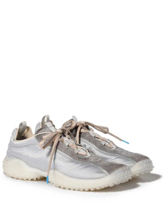 26FW 미우미우 버블 테크니컬 패브릭 및 스웨이드 스니커즈 5E806EFA0453M0K F0424 GREY - MIU MIU