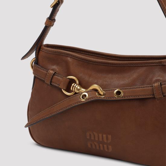 26FW 미우미우 숄더백 5BC214VOOO2BBL F0316 BROWN - MIU MIU