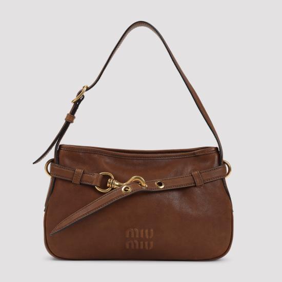 26FW 미우미우 숄더백 5BC214VOOO2BBL F0316 BROWN - MIU MIU