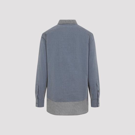 26FW 마르지엘라 긴팔 셔츠 S50DT0079MTN181 961 BLUE - MAISON MARGIELA
