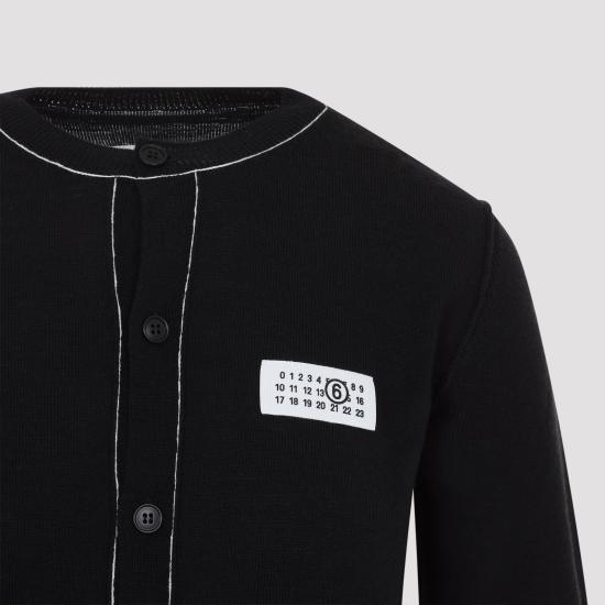 26FW MM6 메종마르지엘라 스웨터 S52HP0044M13037 900 BLACK - MM6 MAISON MARGIELA