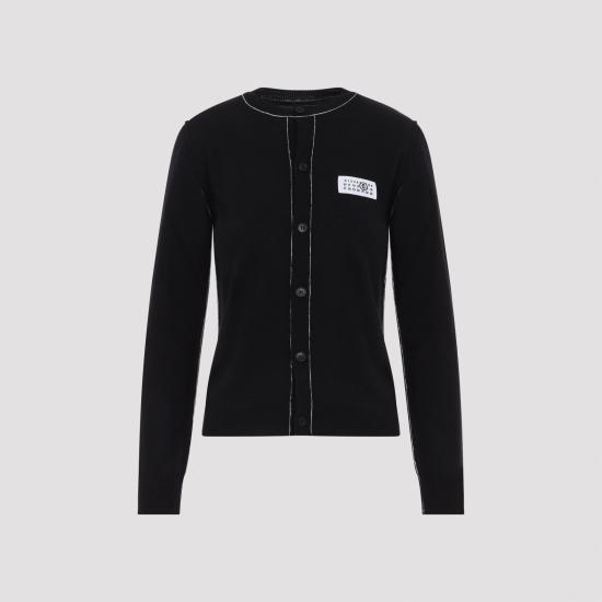 26FW MM6 메종마르지엘라 스웨터 S52HP0044M13037 900 BLACK - MM6 MAISON MARGIELA