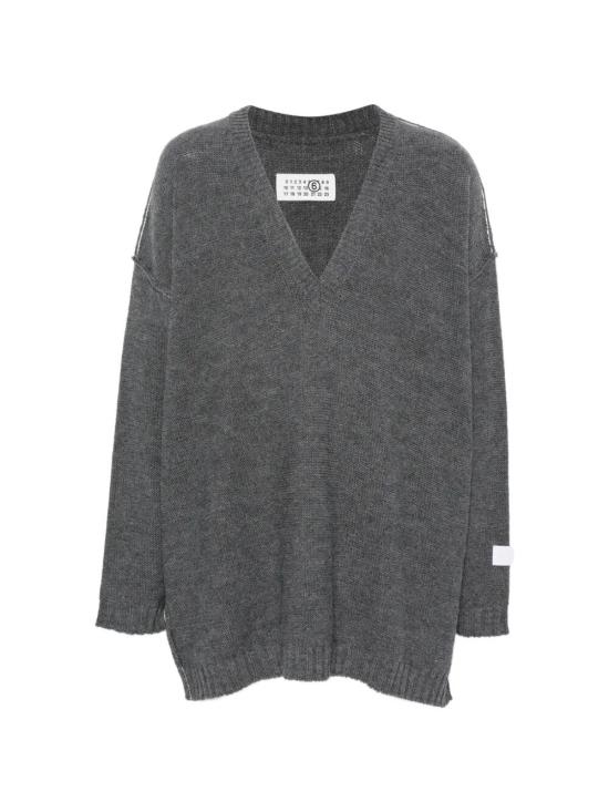 26FW MM6 메종마르지엘라 스웨터 S52HN0016M13289 859M GREY - MM6 MAISON MARGIELA