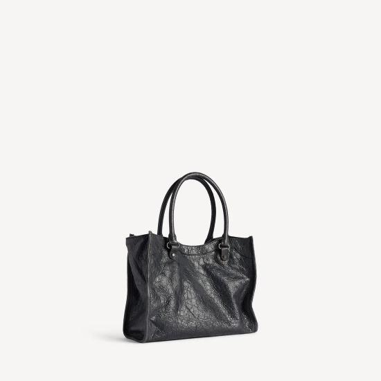 26FW 발렌시아가 르 시티 토트백 8526082ABEK 1000 BLACK - BALENCIAGA