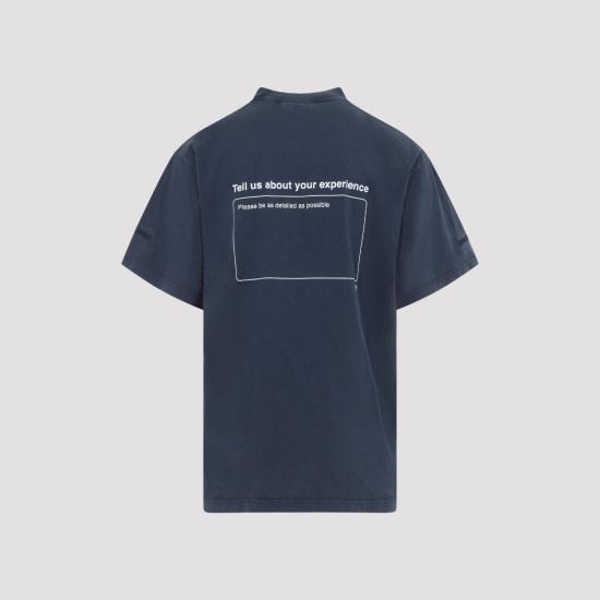 26SS 발렌시아가 반팔 티셔츠 850403TTVL2 8806 BLUE - BALENCIAGA