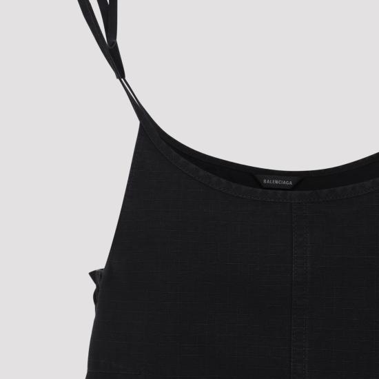 26SS 발렌시아가 민소매 티셔츠 857301TQP13 1000 BLACK - BALENCIAGA