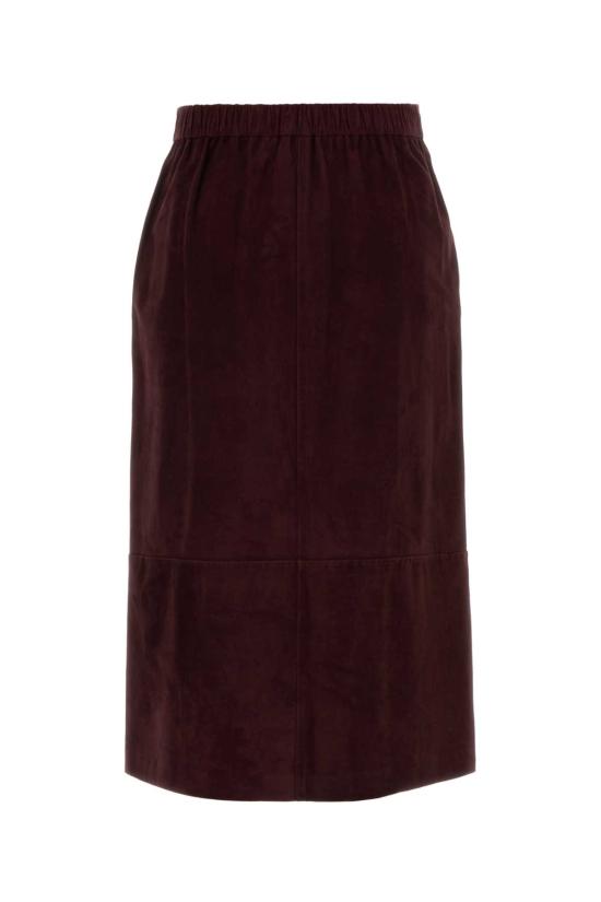 26FW 에스막스마라 미디 스커트 2629406011600 003 BURGUNDY - 'S MAX MARA