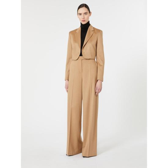 26FW 막스마라 스트레이트 팬츠 2621136022600 001 CAMEL - MAX MARA