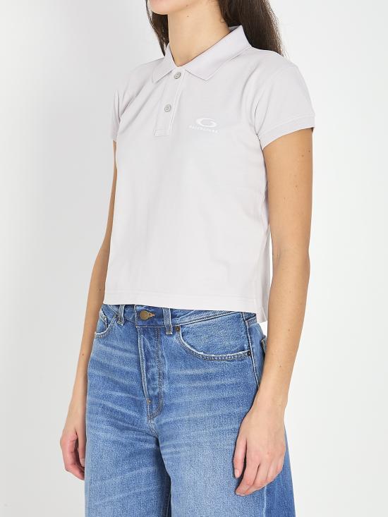 26SS 발렌시아가 폴로 티셔츠 858098TTVT8 9060 WHITE - BALENCIAGA