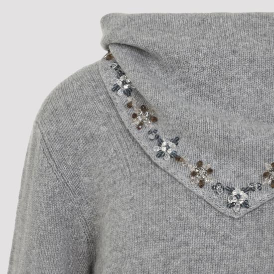 26FW 프라다 스웨터 P24F3FSOOO17E2 F0031 GREY - PRADA