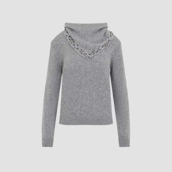 26FW 프라다 스웨터 P24F3FSOOO17E2 F0031 GREY - PRADA