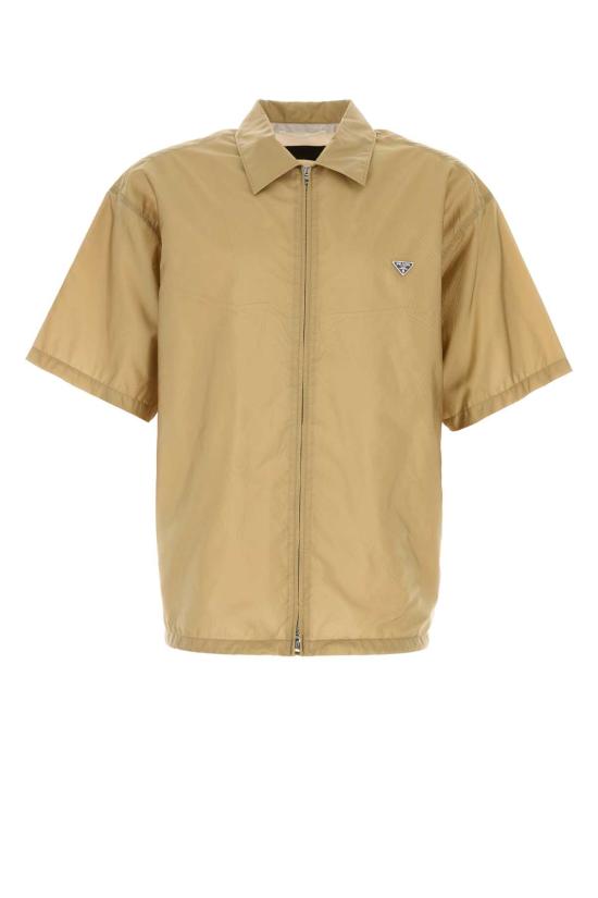 26FW 프라다 반팔 셔츠 SC871SOOO1WQ9 F0040 BEIGE O TAN
