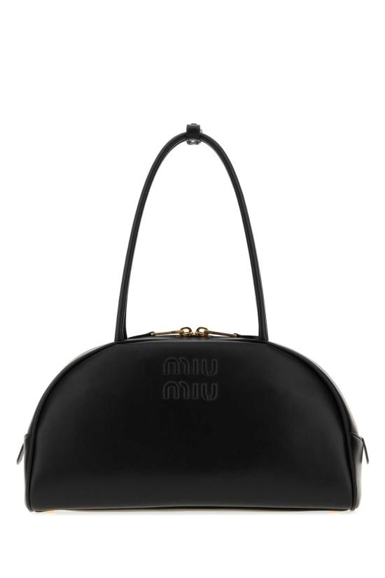 26FW 미우미우 보 레더 백 5BB1942CRW F0002 BLACK