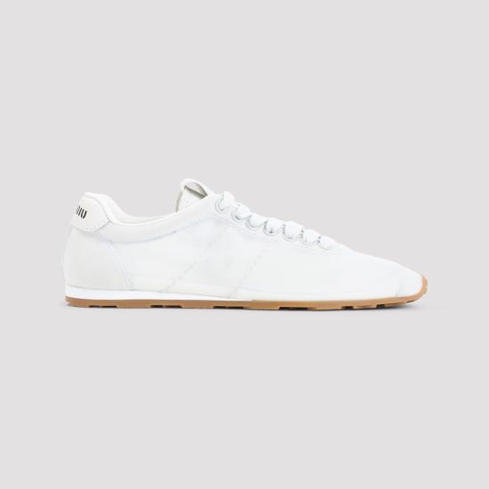 26FW 미우미우 레이스업 메쉬 스니커즈 5E709EF005099 F0009 WHITE - MIU MIU