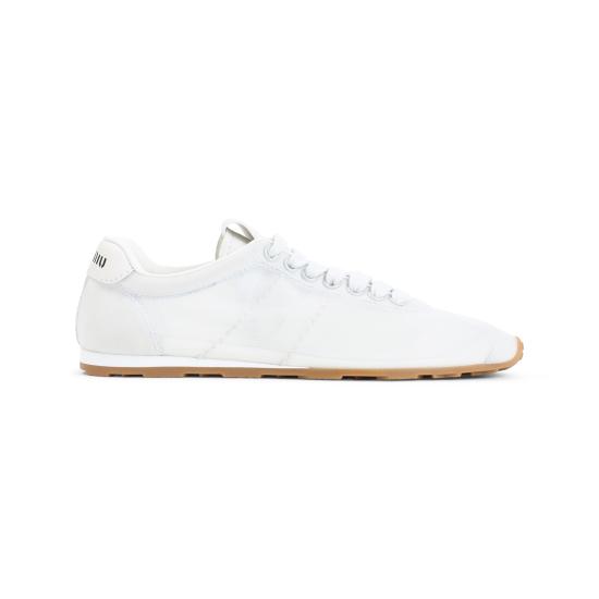 26FW 미우미우 레이스업 메쉬 스니커즈 5E709EF005099 F0009 WHITE