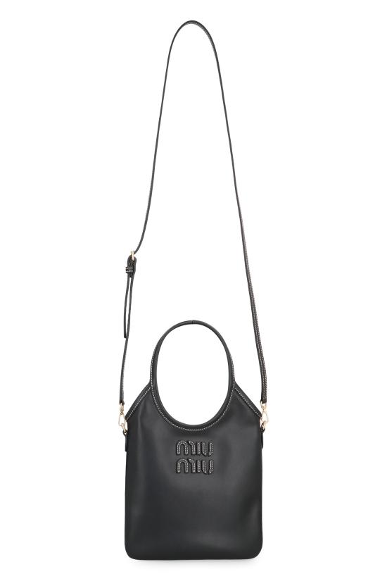  미우미우 토트백 5BA281VOLN2CRW F0002 BLACK - MIU MIU